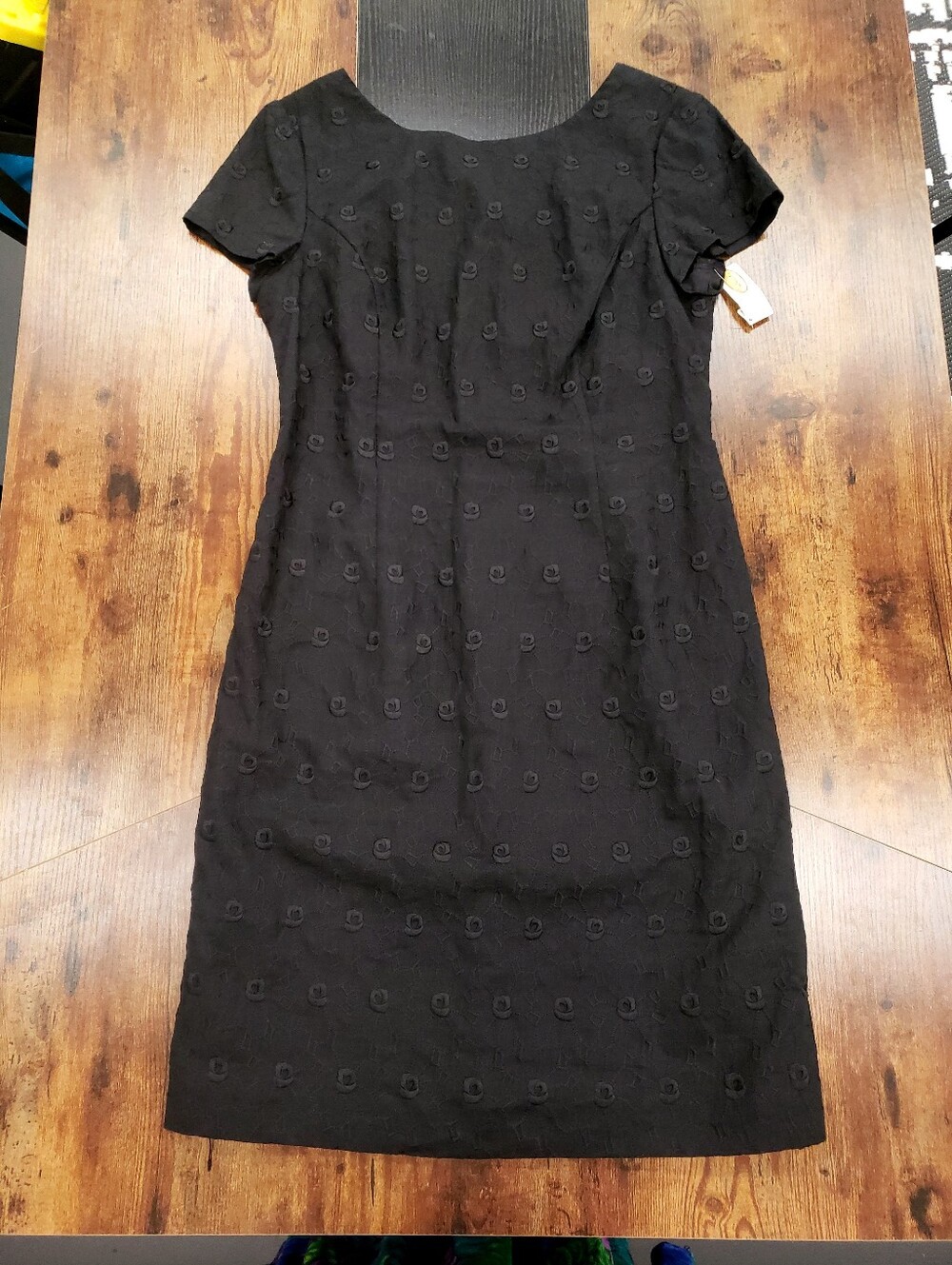 Vintage 1990s Y2K Deadstock NWT Embroidered Eyelet Dress Talbots